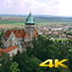 Aerial Fly Around Castle Tower - VideoHive Item for Sale