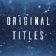 Original Titles - VideoHive Item for Sale