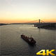Cargo Ship And Istanbul Bosphorus Bridge - VideoHive Item for Sale