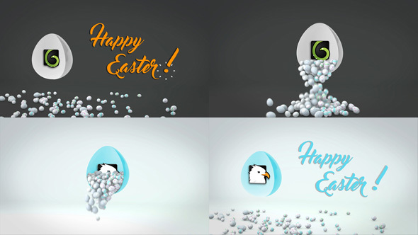 Happy Easter Logo Reveal