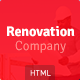Renovation Company - Construction and Building HTML5 Template - ThemeForest Item for Sale