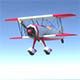 Low Poly Two Wing Plane - 3DOcean Item for Sale