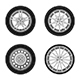 Wheels Icons Set - GraphicRiver Item for Sale