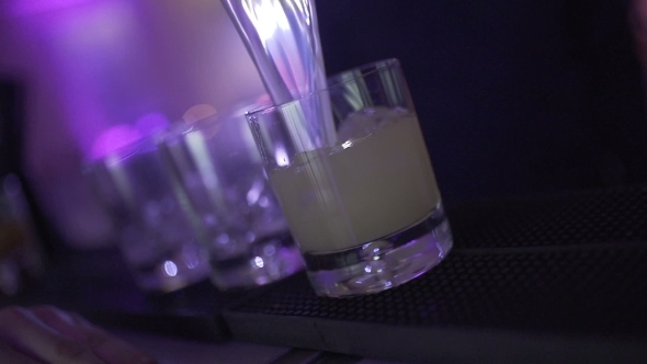 Bartender Preparing Cocktail