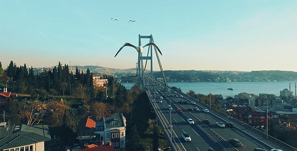 Bosphorus Bridge Traffic 1