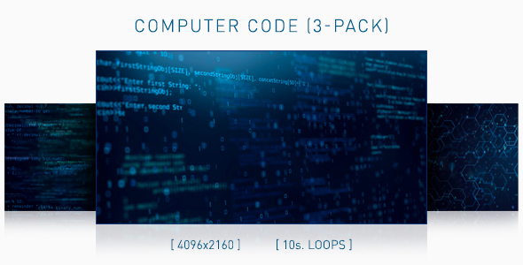 Computer Code Backgrounds (3-Pack)