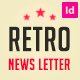 Retro Style Indesign Newsletter - GraphicRiver Item for Sale