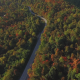 Aerial of Scenic Road with Fall Colors - VideoHive Item for Sale