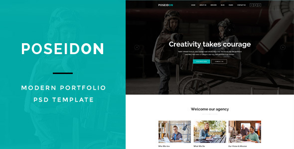 Poseidon : MultiPurpose PSD Template