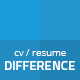 Difference - CV/RESUME TEMPLATE - ThemeForest Item for Sale