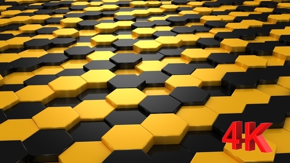 Background Formed From Moving Honeycombs alt