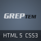 GReptem - HTML 5 CSS3 Clean Simple One page - ThemeForest Item for Sale