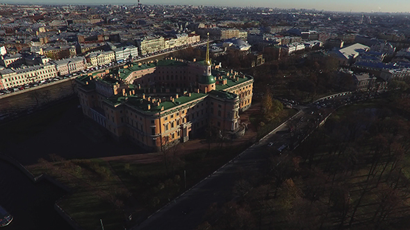 Historical Building From Bird's-Eye View