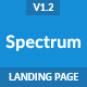 Spectrum - Responsive Landing Page Template - ThemeForest Item for Sale