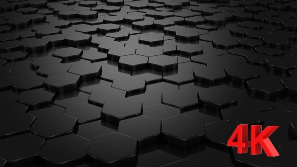 Background Formed From Moving Honeycombs alt