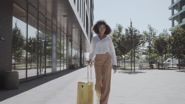 An AfricanAmerican Young Woman Tourist