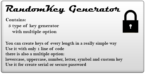 RandomKey Generator