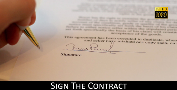 Sign The Contract 2