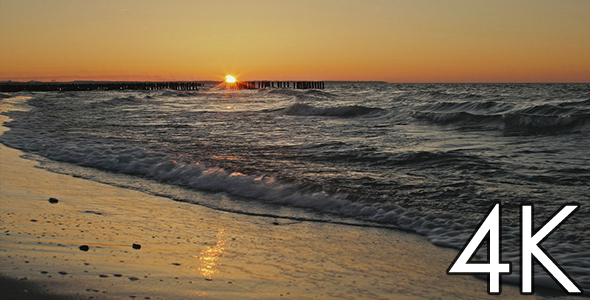 Agitated Sea Shore