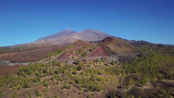 Aerial View of Teide Caldera, Tenerife