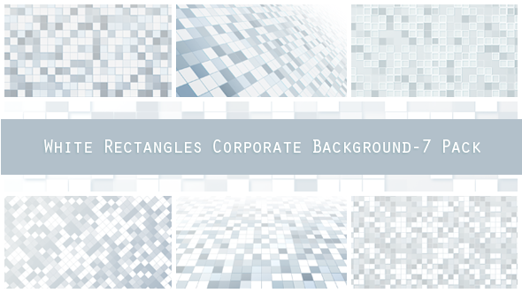 White Rectangles Corporate Background-7 Pack