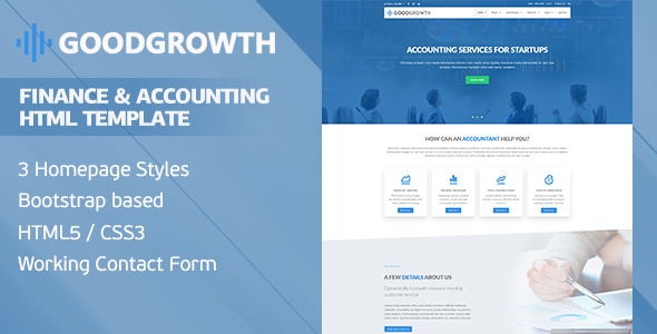 GoodGrowth – Finance & Accounting HTML Template