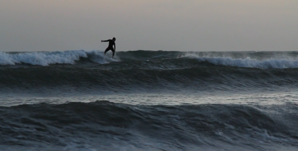 Surfer at Ocean