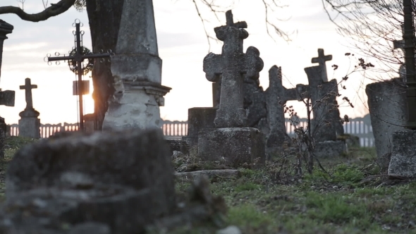 Graves In a Very Old Cemetery