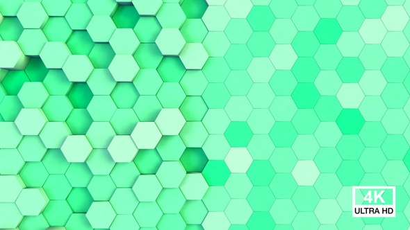Hexagonal Background Mint