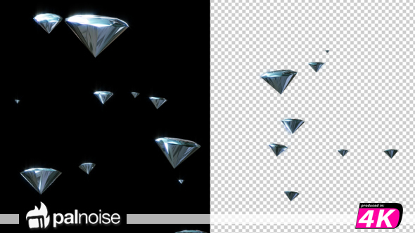 Diamonds 3d Floating alt