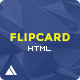 FlipCard - Responsive One-page Template - ThemeForest Item for Sale