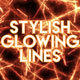 Stylish Glowing Lines Backgrounds - VideoHive Item for Sale