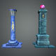 Fantasy Pillar Collection - 3DOcean Item for Sale
