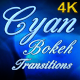 Cyan Bokeh Transitions - VideoHive Item for Sale