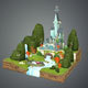 Low Poly Fantasy Castle - 3DOcean Item for Sale