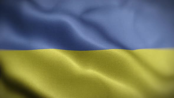 Ukraine Flag Textured Waving Front Background HD