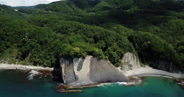 Skala Kiseleva is a Natural Monument on the Territory of the Tuapse District of the Krasnodar