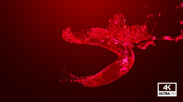 Vortex Splash Of Red Water alt