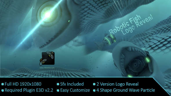 Robotic Fish Reveal Logo