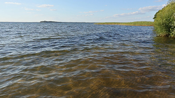 Big Lake Summer Scenery.