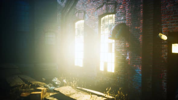 Ruins of a Very Heavily Polluted Industrial Factory alt