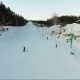 Flight Over The Ski Lift. Rope Tow. Snowboarder Downhill - VideoHive Item for Sale