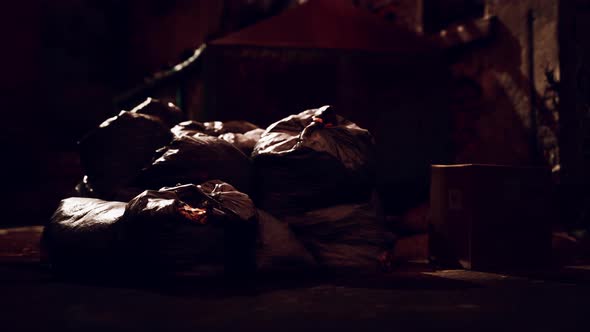 Abandoned Industrial Buildings of Old Factory alt