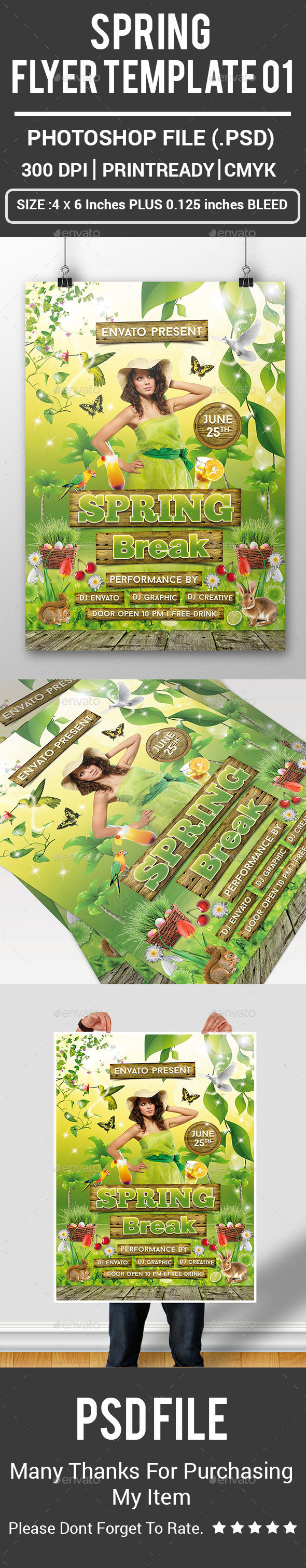 Spring Flyer Template 01