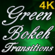 Green Bokeh Transitions - VideoHive Item for Sale