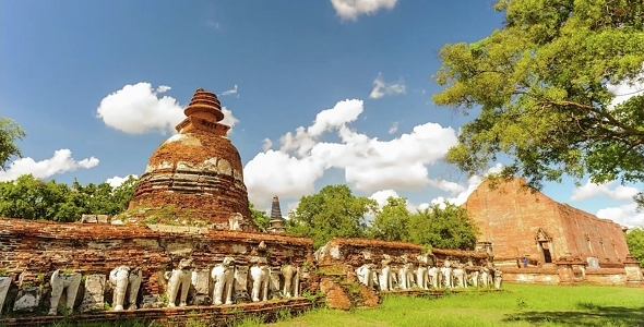 Cloudscape at Thai Temple