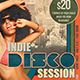 Indie Disco Session Flyer Template - GraphicRiver Item for Sale
