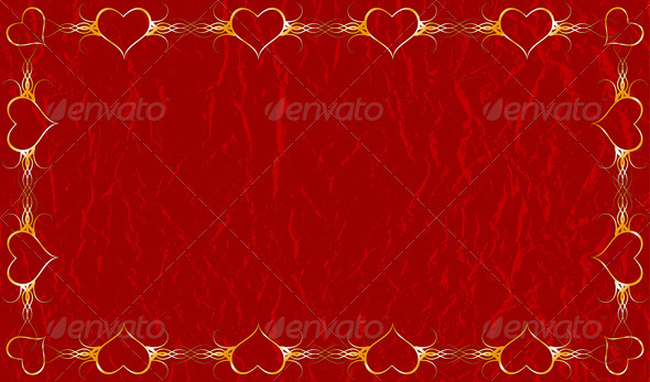 Grunge valentines background