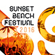Sunset Beach Festival Flyer - GraphicRiver Item for Sale