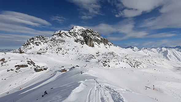 Winter Ski Resort in Austria.